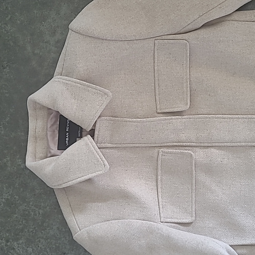 NWT URBAN REVIVO CROPPED FLAP POCKET JACKET - Picture 8 of 16
